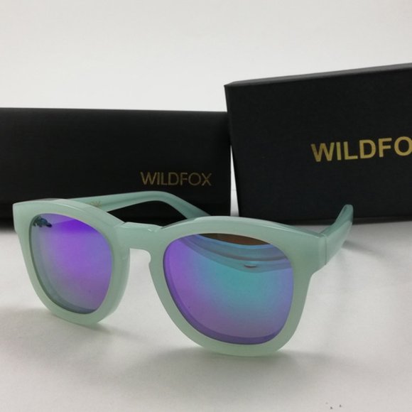 Wildfox Classic Deluxe Sunglasses Mint Blue Green - Picture 1 of 4
